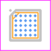SGM41528YG/TR - SGMICRO PCB footprint - BGA - BGA - WLCSP-2.1×2.1-25B