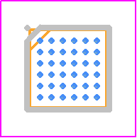 SGM41600SYG/TR - SGMICRO PCB footprint - BGA - BGA - WLCSP-2.7×2.75-36B