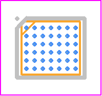 SGM41603BYG/TR - SGMICRO PCB footprint - BGA - BGA - WLCSP-2.85×2.59-42B-A