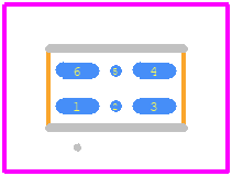 SGMTC27412TG/TR - SGMICRO PCB footprint - Other - Other - WLCSP-3.08×1.80-6L