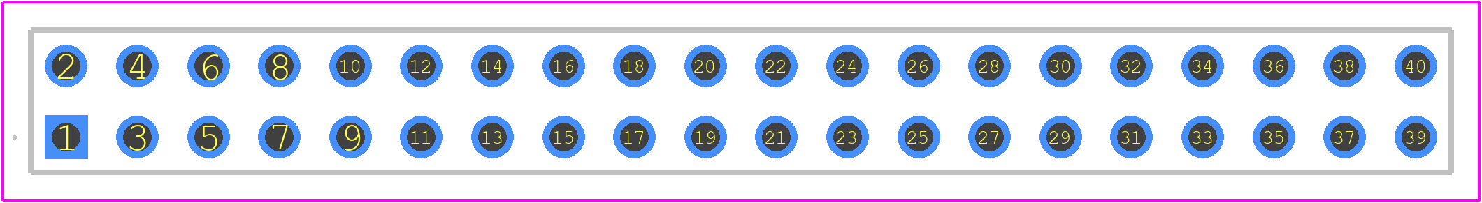 MTSW-120-09-T-D-475 - SAMTEC PCB footprint - Other - Other - MTSW-120-09-T-D-475-1