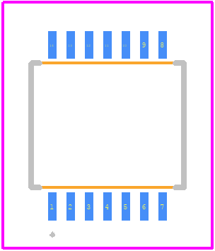 TC74ACT08FT(EL) - Toshiba PCB footprint - Other - Other - TSSOP14-P-0044-0.65A