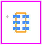 DP1608-A2455BKH0T/LF - ACX PCB footprint - Other - Other - 1.6 × 0.8 mm