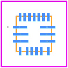 MP6619LGQ - Monolithic Power Systems (MPS) PCB footprint - Other - Other - QFN-19 (3mmx3mm)_2026