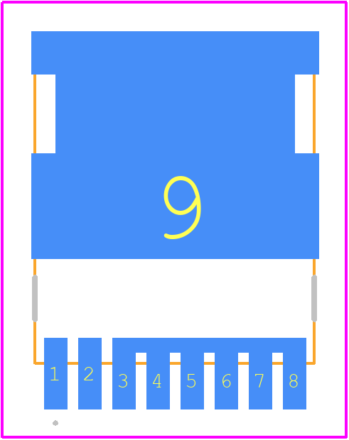 TK055U60Z5 - Toshiba PCB footprint - Other - Other - TOLL