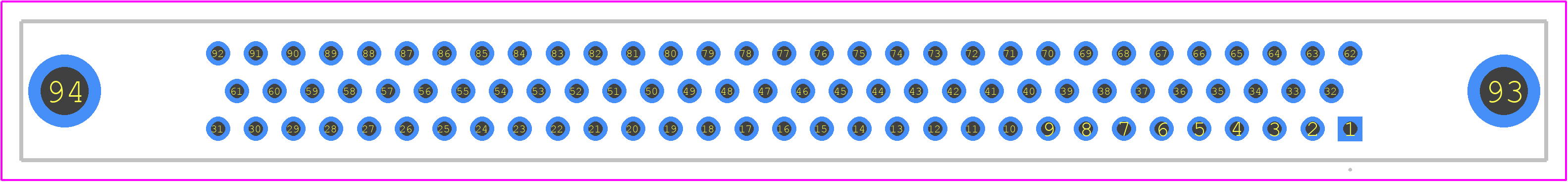 RM322-092-221-5570 - Molex PCB footprint - Other - Other - RM322-092-221-5570-1