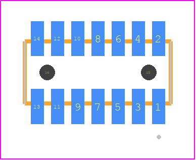 MLE-107-01-G-DV-A - SAMTEC PCB footprint - Other - Other - MLE-107-01-G-DV-A