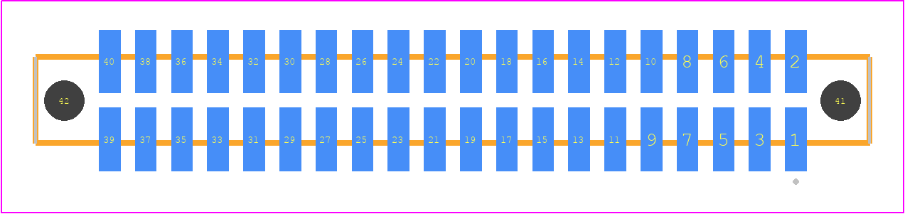 SFC-120-T2-F-D-A - SAMTEC PCB footprint - Other - Other - SFC-120-T2-XX-D-A