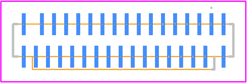 TF38-30S-0.5SV - Hirose PCB footprint - Other - Other - TF38-30S-0.5SV-1