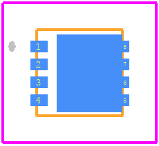 PJQ4468AP_R2_00001 - PANJIT PCB footprint - Other - Other - DFN3333-8L_23