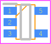 AME8510AEEVAFE31Z - AME PCB footprint - SOT23 (5-Pin) - SOT23 (5-Pin) - SOT-25