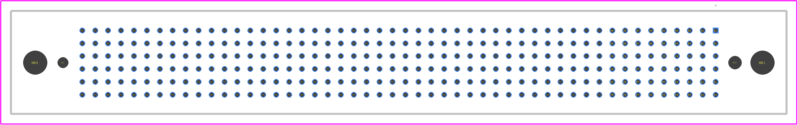 VSF-06-50-50-00 - Molex PCB footprint - Other - Other - VSF-06-50-50-00-2