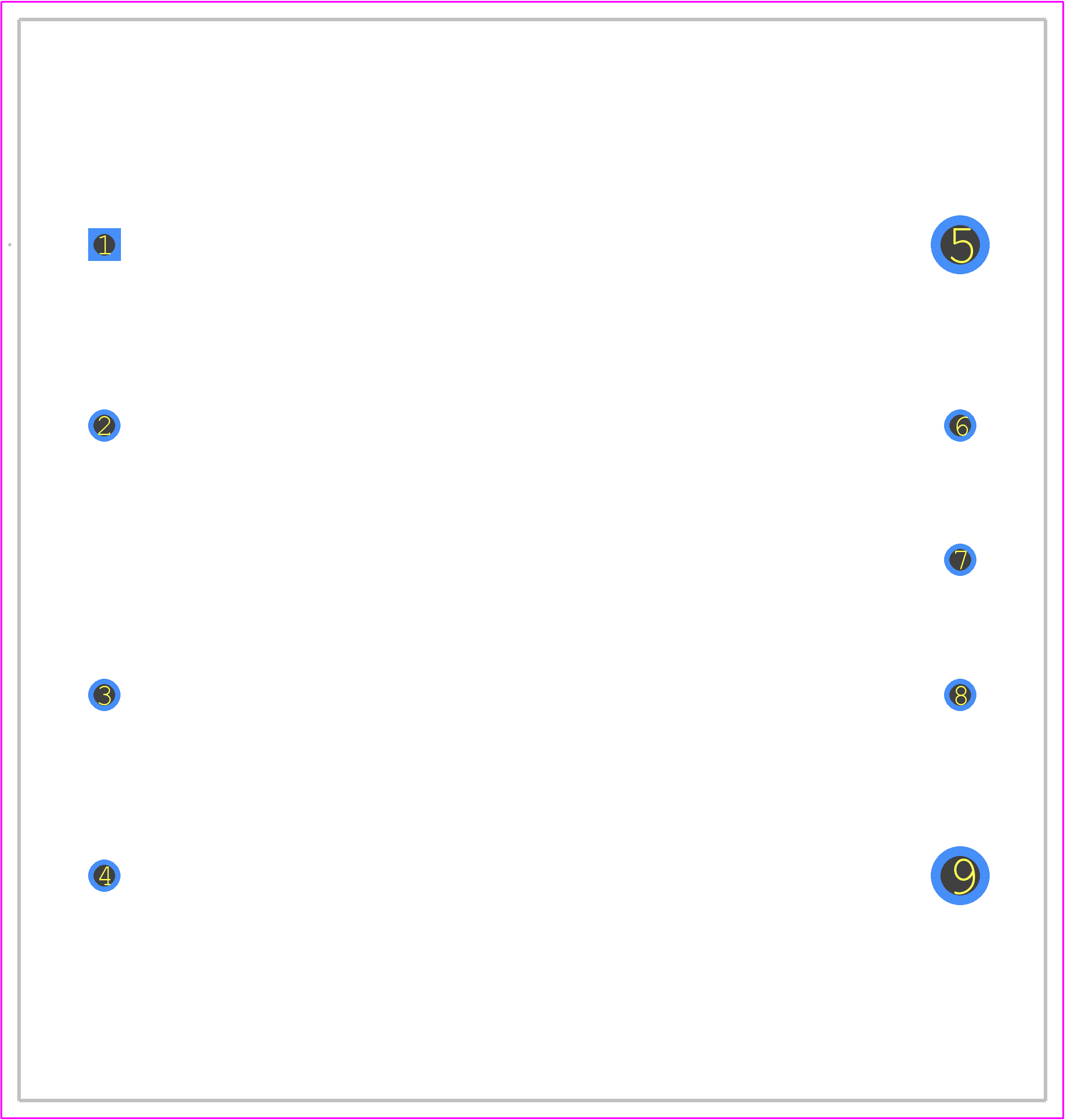 VI-JWF-CW - VICOR PCB footprint - Other - Other - 61 X 57.9 X 12.7mm