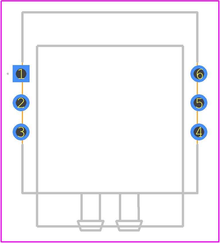 MLDX-030A-DX01-N - Amphenol PCB footprint - Other - Other - 6-DIP_2026