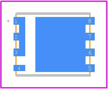 SQRS160EP-T1_GE3 - Vishay PCB footprint - Other - Other - PowerPAK® SO-8SW (PKSO8SWSCL)