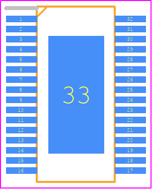 TLE9166EQ - Infineon PCB footprint - Small Outline Packages - Small Outline Packages - CY62148EV30LL-45ZSXIT