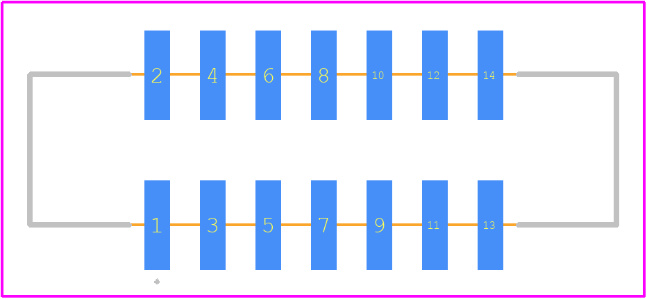 DS1014-14MF1B - Connfly PCB footprint - Other - Other - DS1014-14MF1B-2