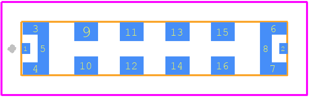 MCB1895A - CTS PCB footprint - Other - Other - 13.6 × 3.2 × 1.3