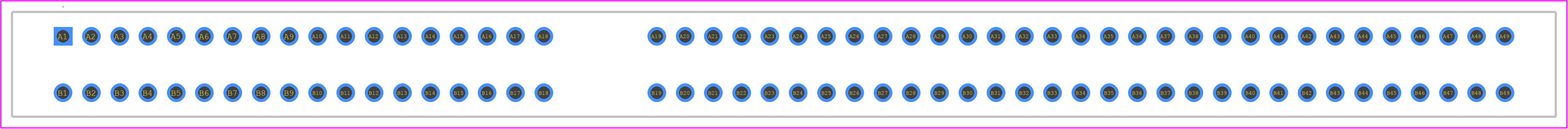 395-098-523-300 - EDAC PCB footprint - Other - Other - 395-098-523-300-1