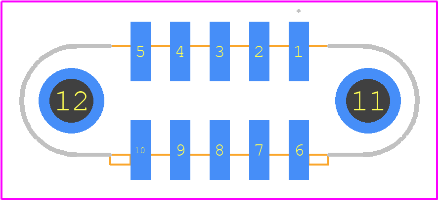 221T10F22H - Nicomatic PCB footprint - Other - Other - 221T10F22H