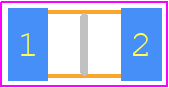 CDR32BX333AKUSAJ - Vishay PCB footprint - Capacitor Chip Non-polarised - Capacitor Chip Non-polarised - CDR32