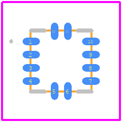 FXLS8971CFR1 - STMicroelectronics PCB footprint - Other - Other - SOT2197-1(SC)_2026