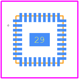 AD5706RBCPZ-RL7 - Analog Devices PCB footprint - Other - Other - CP-28-17