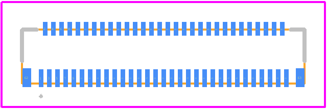 FH43BW-61S-0.2SHW(10) - Hirose PCB footprint - Other - Other - FH43BW-61S-0.2SHW(10)-2