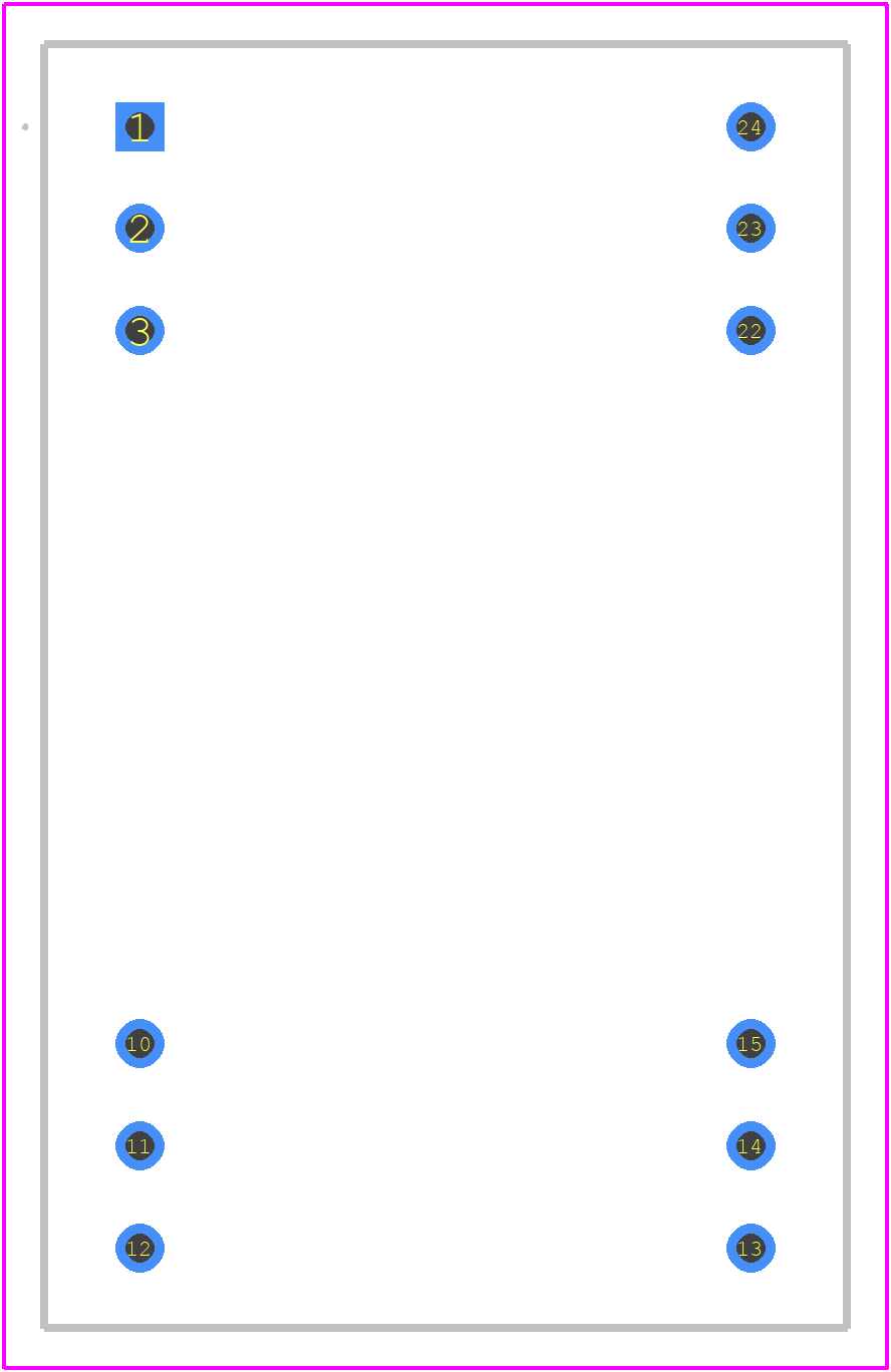 TED 1211 - Traco Power PCB footprint - Other - Other - 32x20x10mm