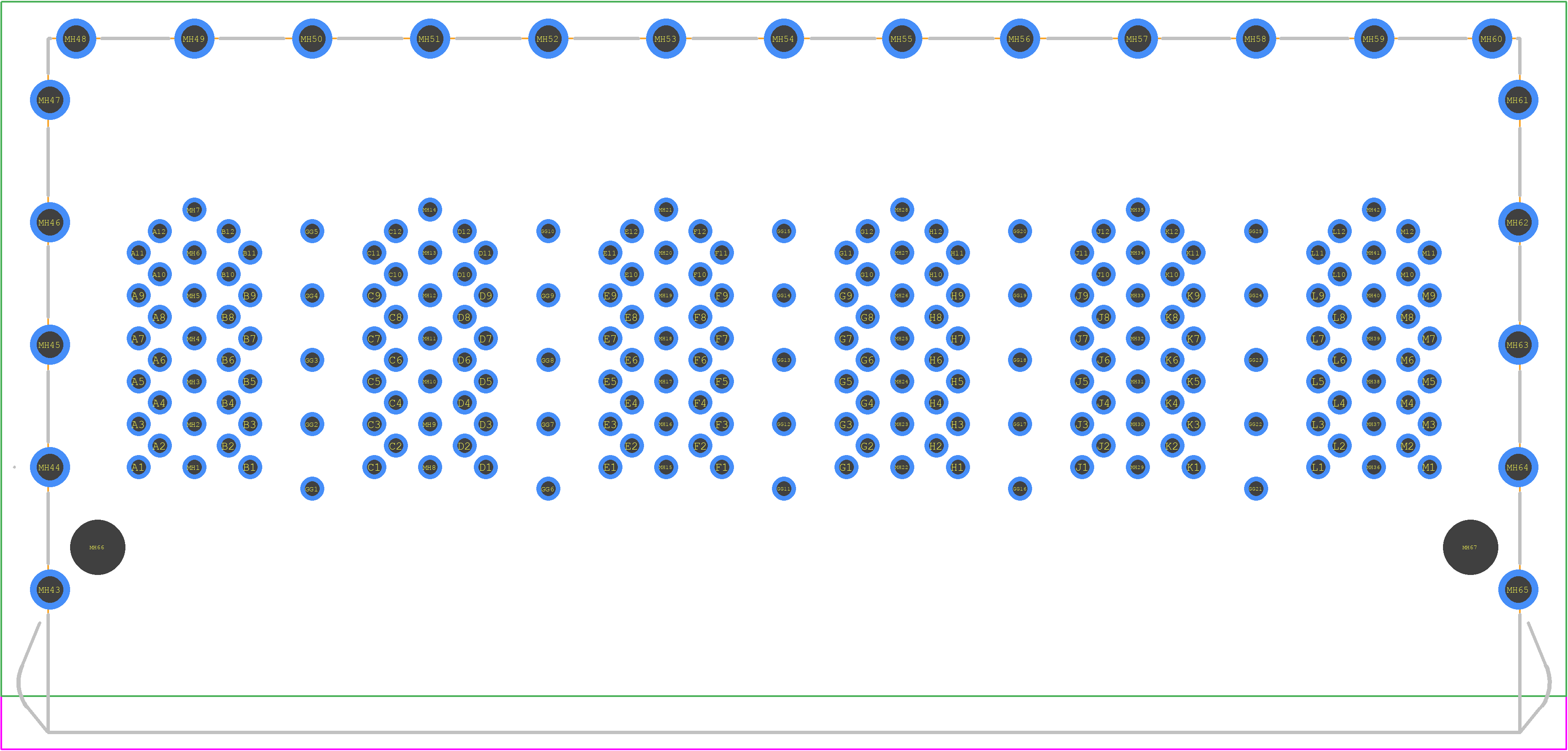 2497275-4 - TE Connectivity PCB footprint - Other - Other - 2497275-4-1
