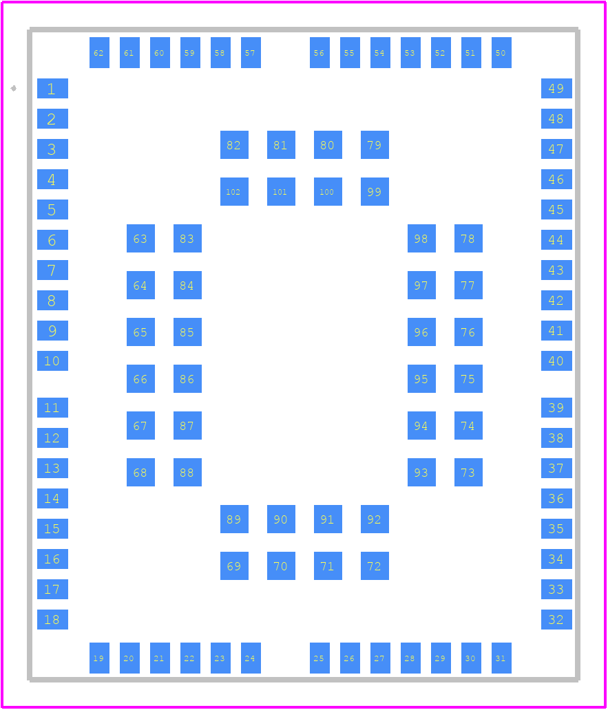 BG95-M3 MPCIE - Quectel PCB footprint - Other - Other - BG95-M3 MPCIE-2