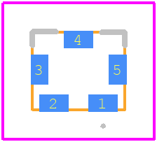 MSPD1012-121-T - MACOM PCB footprint - Other - Other - 5-SMD Module