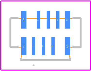 FFC2A36-06-0-G-R - GCT (GLOBAL CONNECTOR TECHNOLOGY) PCB footprint - Other - Other - FFC2A36-06-0-G-R-2