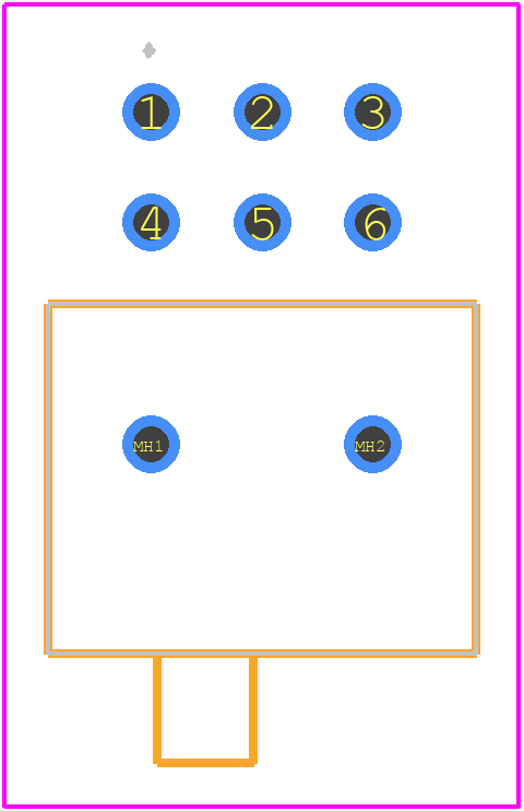 AS-22AH - NKK Switches PCB footprint - Other - Other - AS-22AH-1