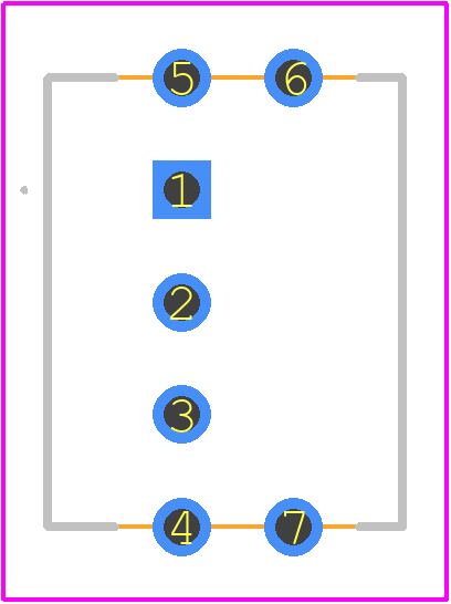 B13JB - NKK Switches PCB footprint - Other - Other - B13JB-1
