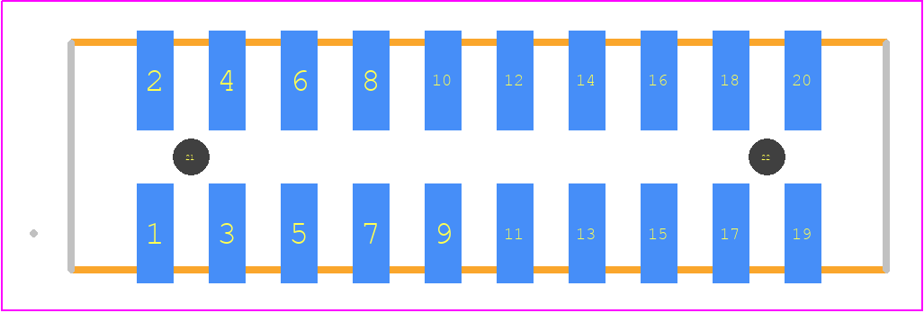 1511180470 - Molex PCB footprint - Other - Other - 1511180470