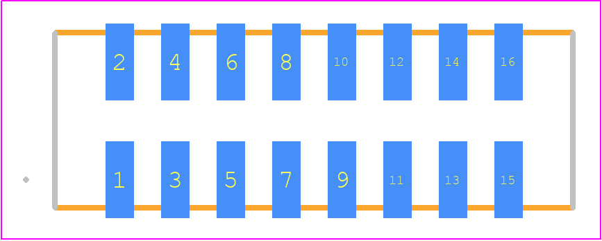 1511180416 - Molex PCB footprint - Other - Other - 1511180416