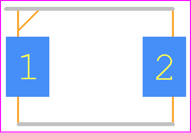 JANPTX1N5648AUJ - Microchip PCB footprint - Diodes Moulded - Diodes Moulded - SMCJ (DO-214AB)....