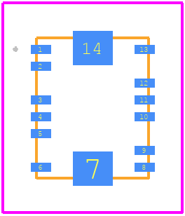 INA751A - Texas Instruments PCB footprint - Other - Other - REM0014B_2026