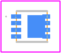 SQS415ENW-T1_BE3 - Vishay PCB footprint - Other - Other - PowerPAK® -1212-8 Single