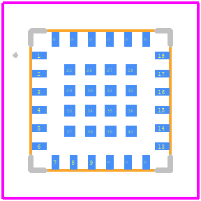 MCP9604-E/3YW - Microchip PCB footprint - Other - Other - 24-Lead Very Thin Fine Pitch Land Grid Array (3YW) - 5x5x1 mm Body [VFLGA]_2026-2.2
