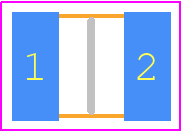 RMC1/4JPTE - Kamaya PCB footprint - Resistor Chip - Resistor Chip - RMC 1/4