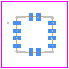 FXLN8372QR1 - STMicroelectronics PCB footprint - Other - Other - QFN-12_02