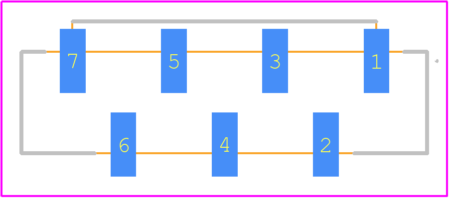 0740990627 - Molex PCB footprint - Other - Other - 0740990627-2