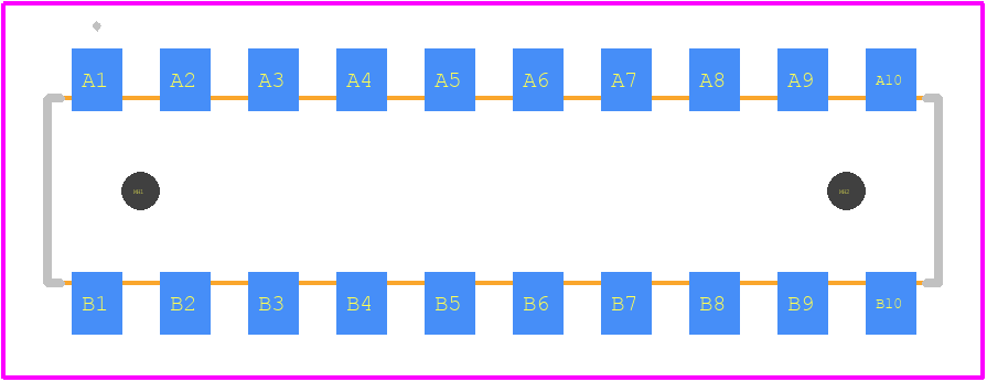 0791091233 - Molex PCB footprint - Other - Other - 0791091233-1
