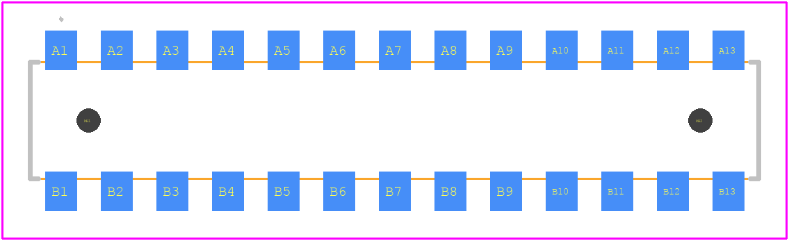 0791091236 - Molex PCB footprint - Other - Other - 0791091236-1