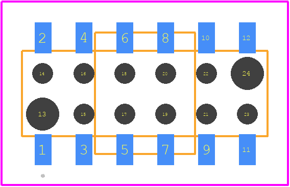0872631293 - Molex PCB footprint - Other - Other - 0872631293-1