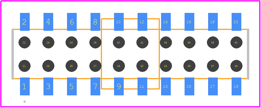 0872632181 - Molex PCB footprint - Other - Other - 0872632181-1