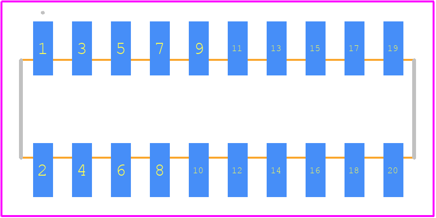 0873680320 - Molex PCB footprint - Other - Other - 0873680320-2