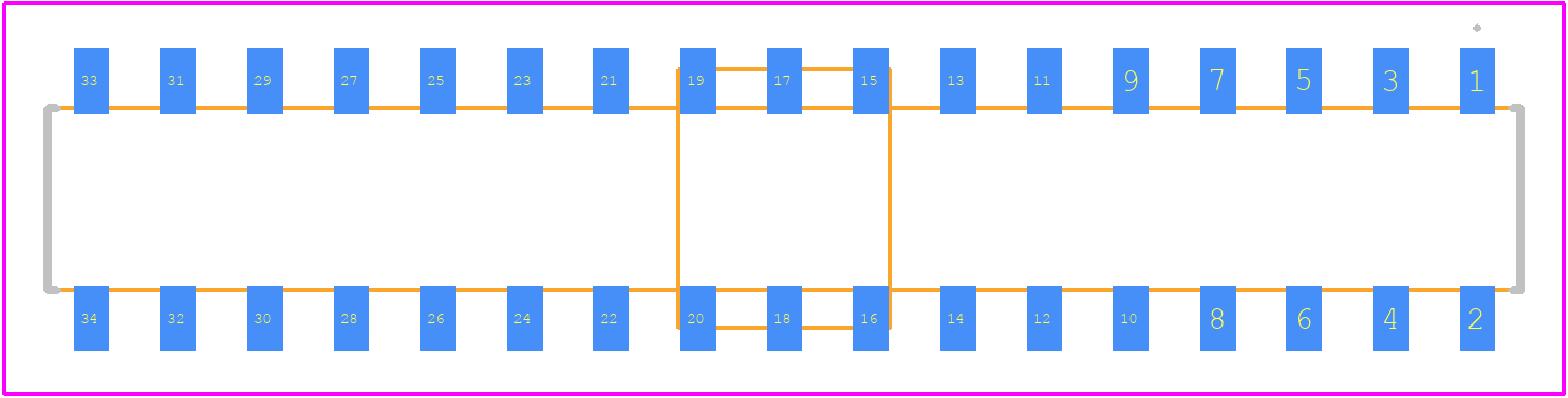 0873813400 - Molex PCB footprint - Other - Other - 0873813400-2